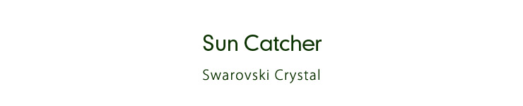 Sun Catcher Swarovski Crystal
